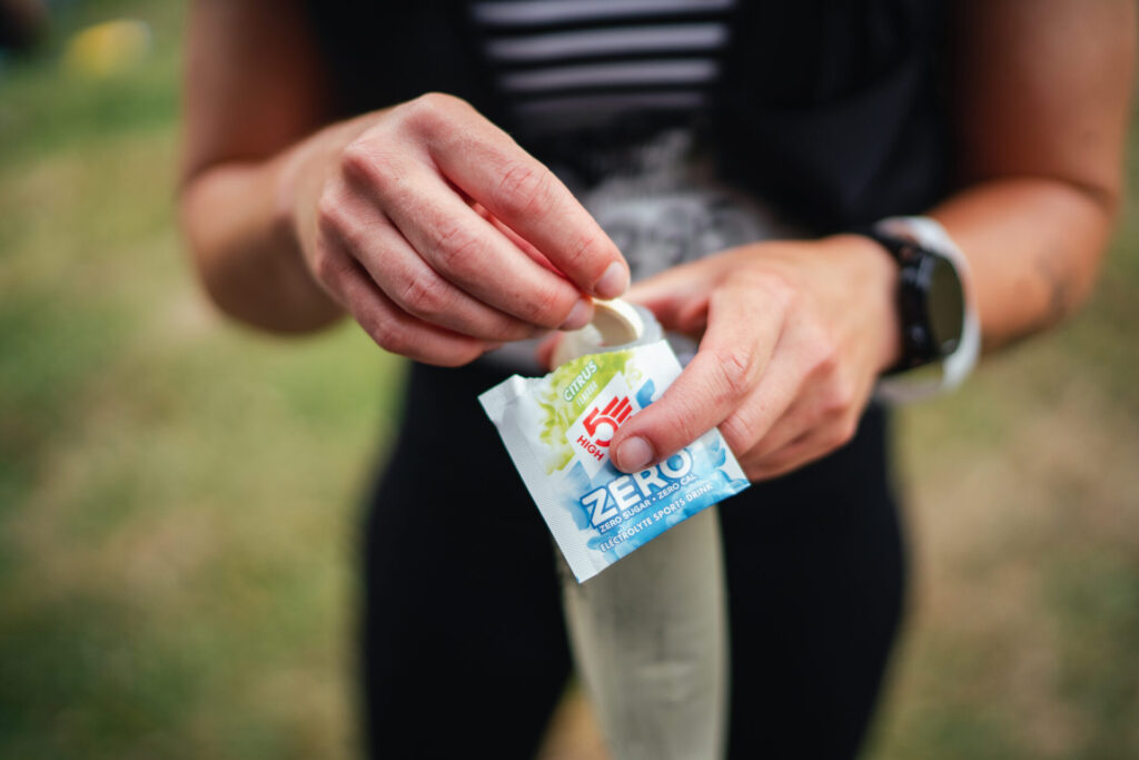 HIGH 5 as part of the nutrition guide 